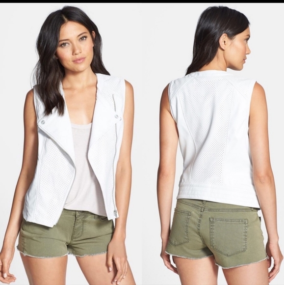 NWT Buy It Now PRICE Sanctuary vegan leather beige cream blush vest - Picture 10 of 10